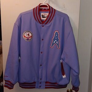 Houston Oilers wool jacket 3XL